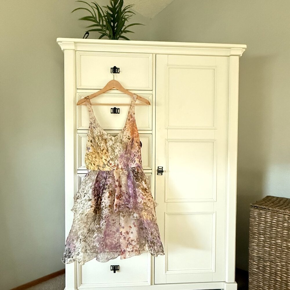 Elegant Party Dress Boho Chic Layered Dress Floral